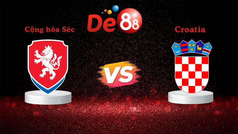 DE88 Soi kèo Cộng hòa Séc vs Croatia 01h45 ngày 10/10/2025 - Vòng loại World Cup 2026