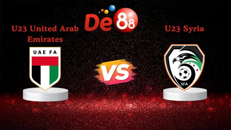 DE88 Soi kèo U23 United Arab Emirates vs U23 Syria 23h30 ngày 13/01/2026 - AFC Asian Cup U23